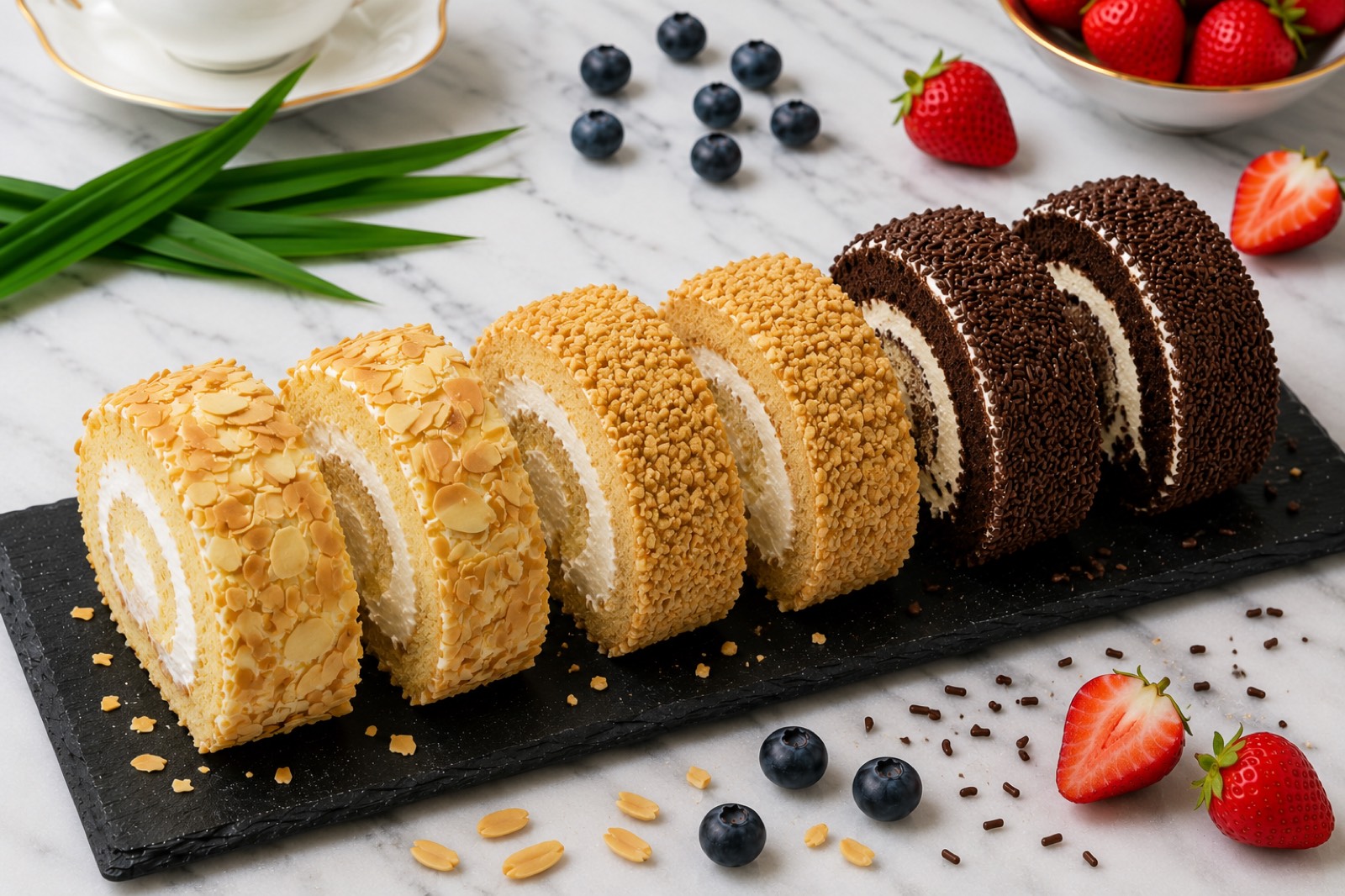 Assorted Premium Swiss Rolls (Mixed) — Swiss roll by Yan's Cakes Singapore